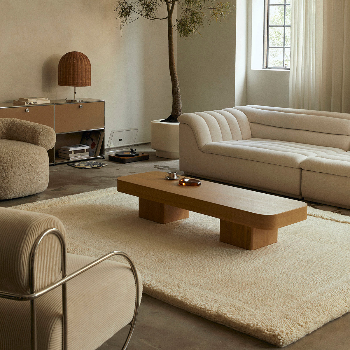 Block Rectangle Coffee Table