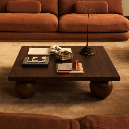 Yoko Square Coffee Table (Walnut Natural)