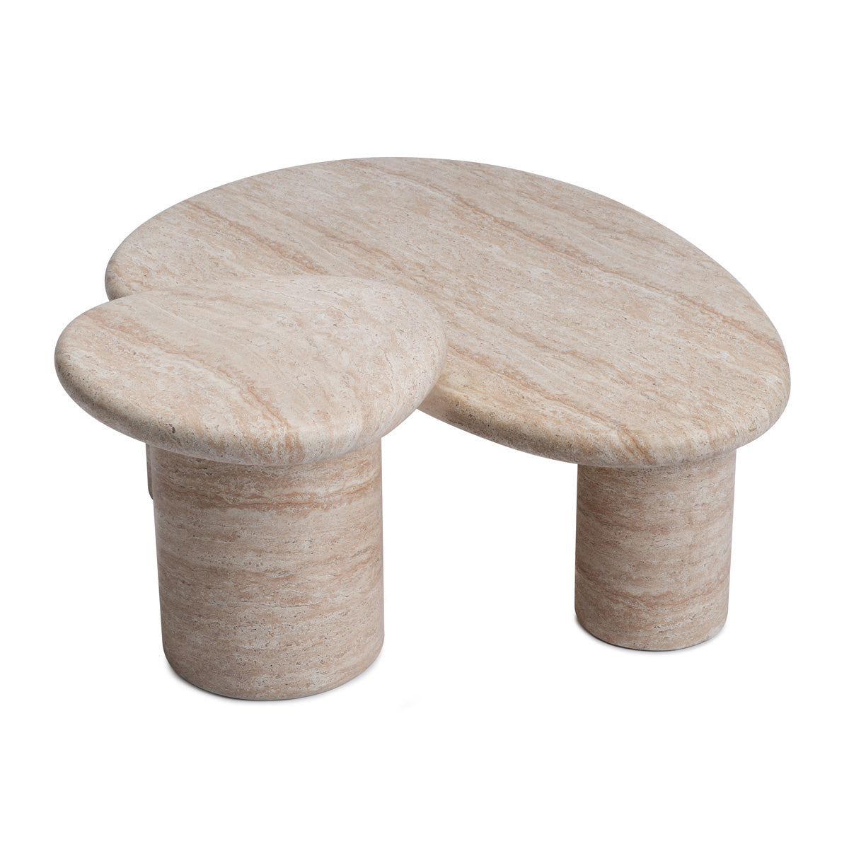 Azzurra Coffee Table (Travertine Finish)