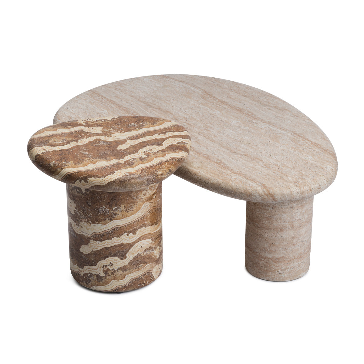 Azzurra Coffee Table (Travertine Finish)