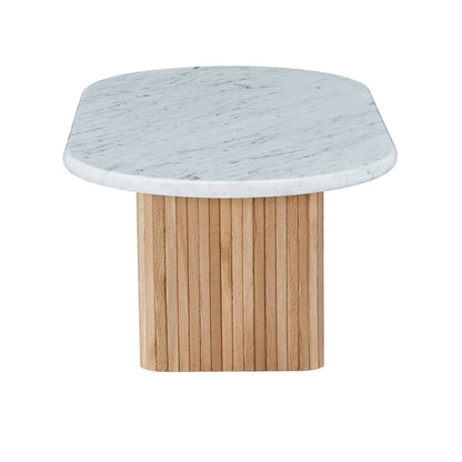 Noir Oval Coffee Table (Marble)