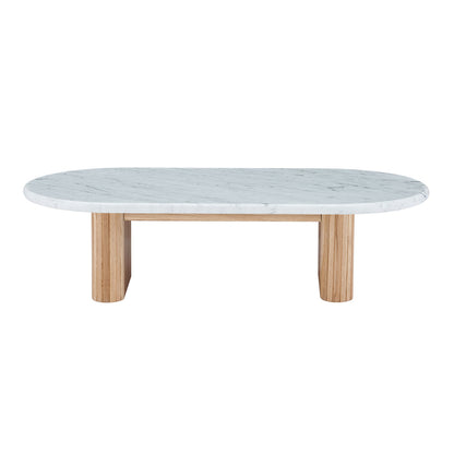 Noir Oval Coffee Table (Marble)