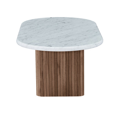 Noir Oval Coffee Table (Marble)