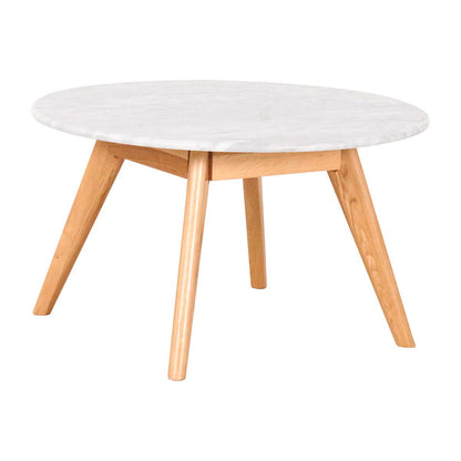 Oia White Marble Coffee Table