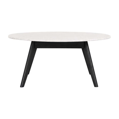Oia White Marble Coffee Table