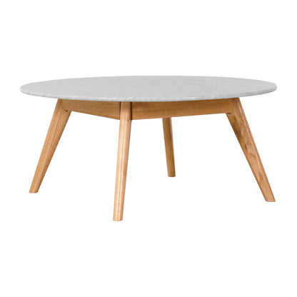 Oia White Marble Coffee Table