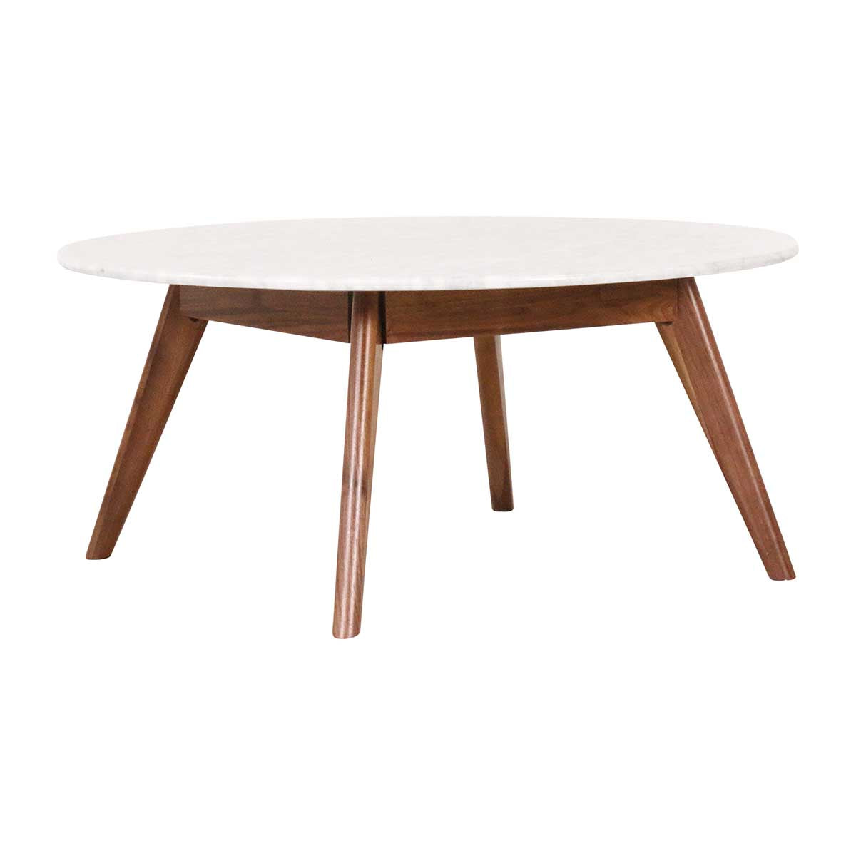 Oia White Marble Coffee Table