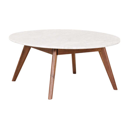 Oia White Marble Coffee Table