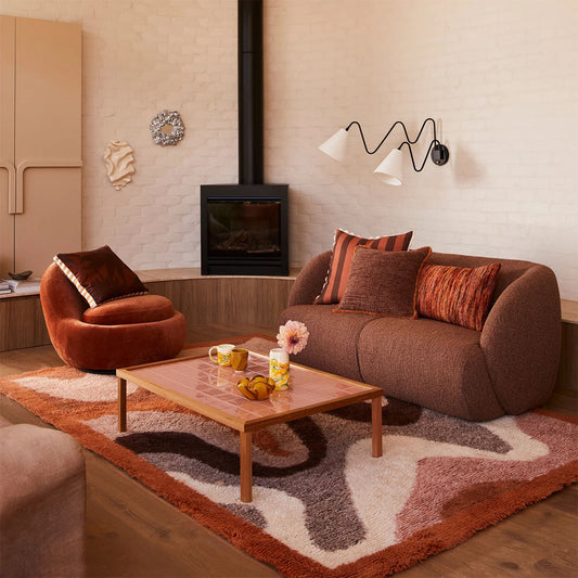 Fleur Chocolate Cushion