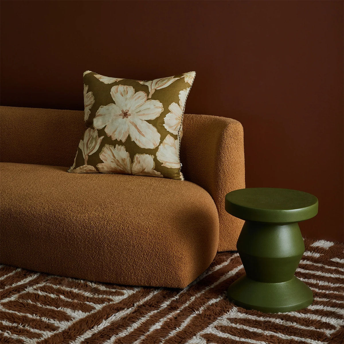 Tulip Mustard Cushion