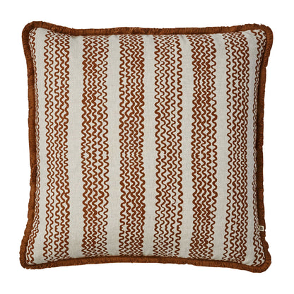Mini Cocoa Wave Cushion