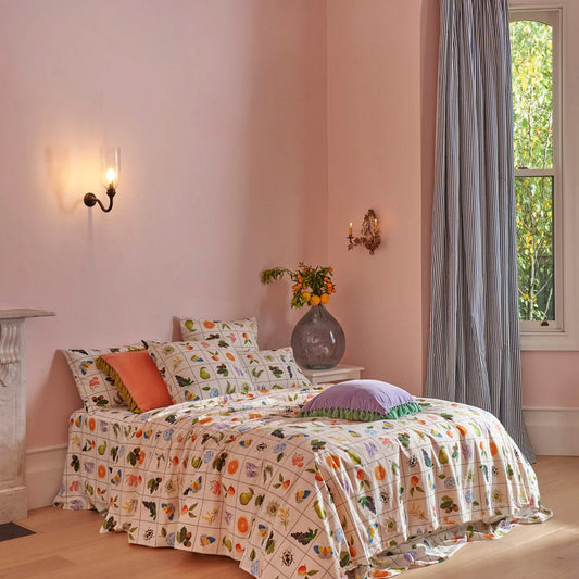 Citron Rose Velvet Tassel Cushion