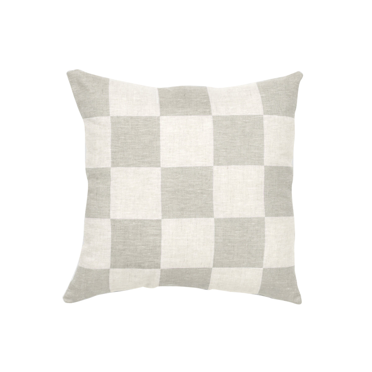 Big Check Square Cushion