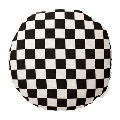 Check Round Cushion