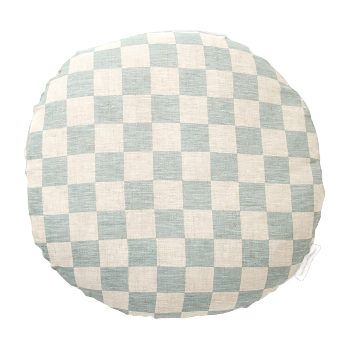 Check Round Cushion