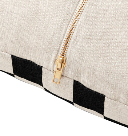 Check Square Cushion