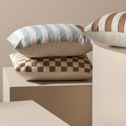 Check Square Cushion