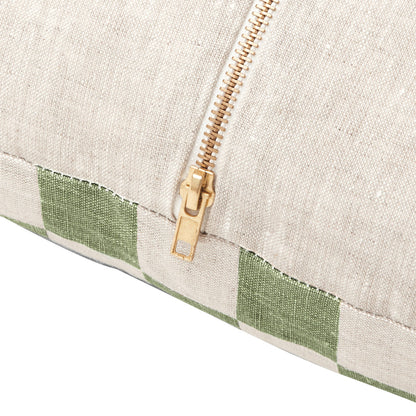 Check Square Cushion