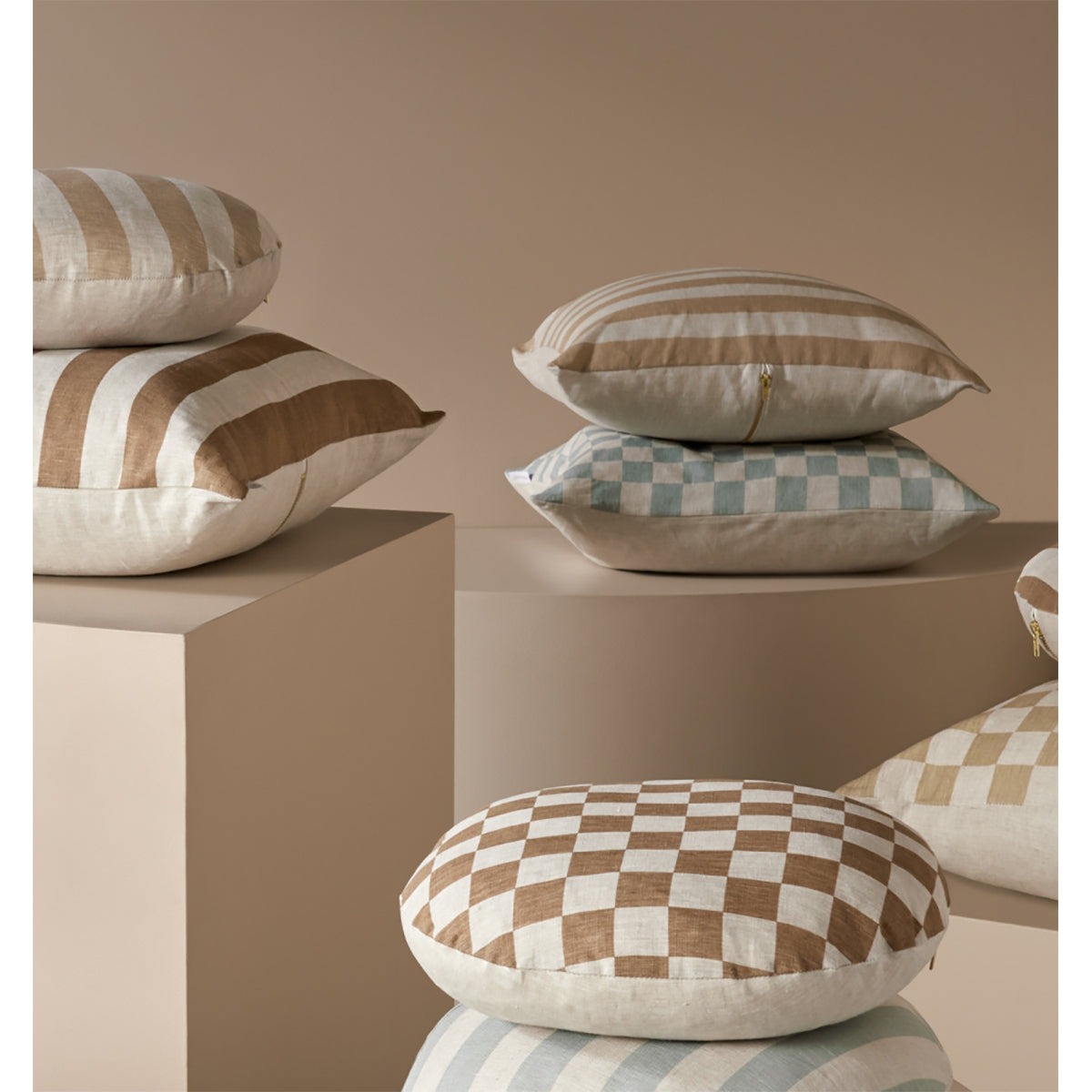 Stripe Square Cushion