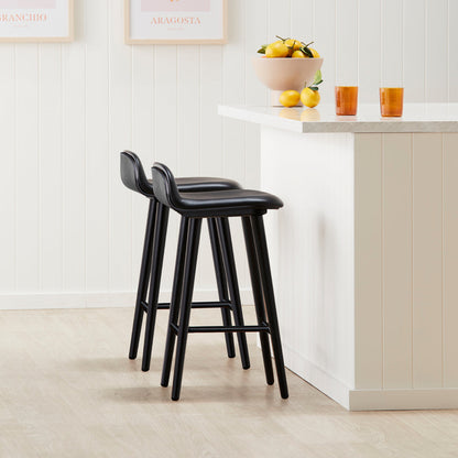 Capa Leather Bar Stool