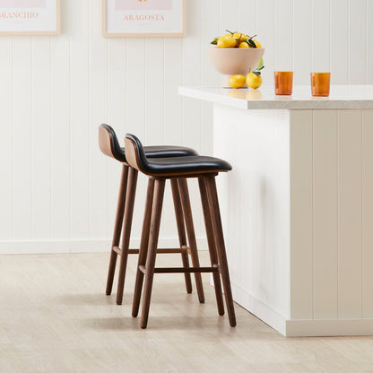 Capa Leather Bar Stool