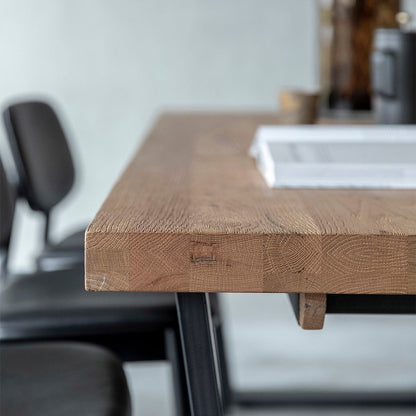 Calia Rectangle Extendable Dining Table (Oak, 200-300cm)