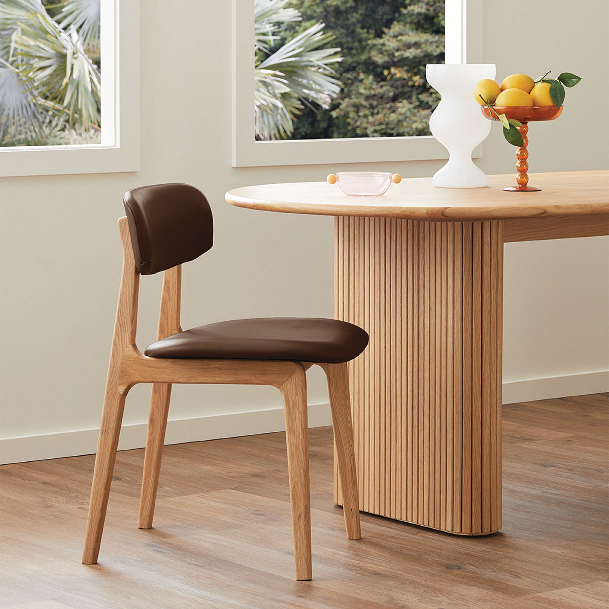 Alaska Leather Dining Chair