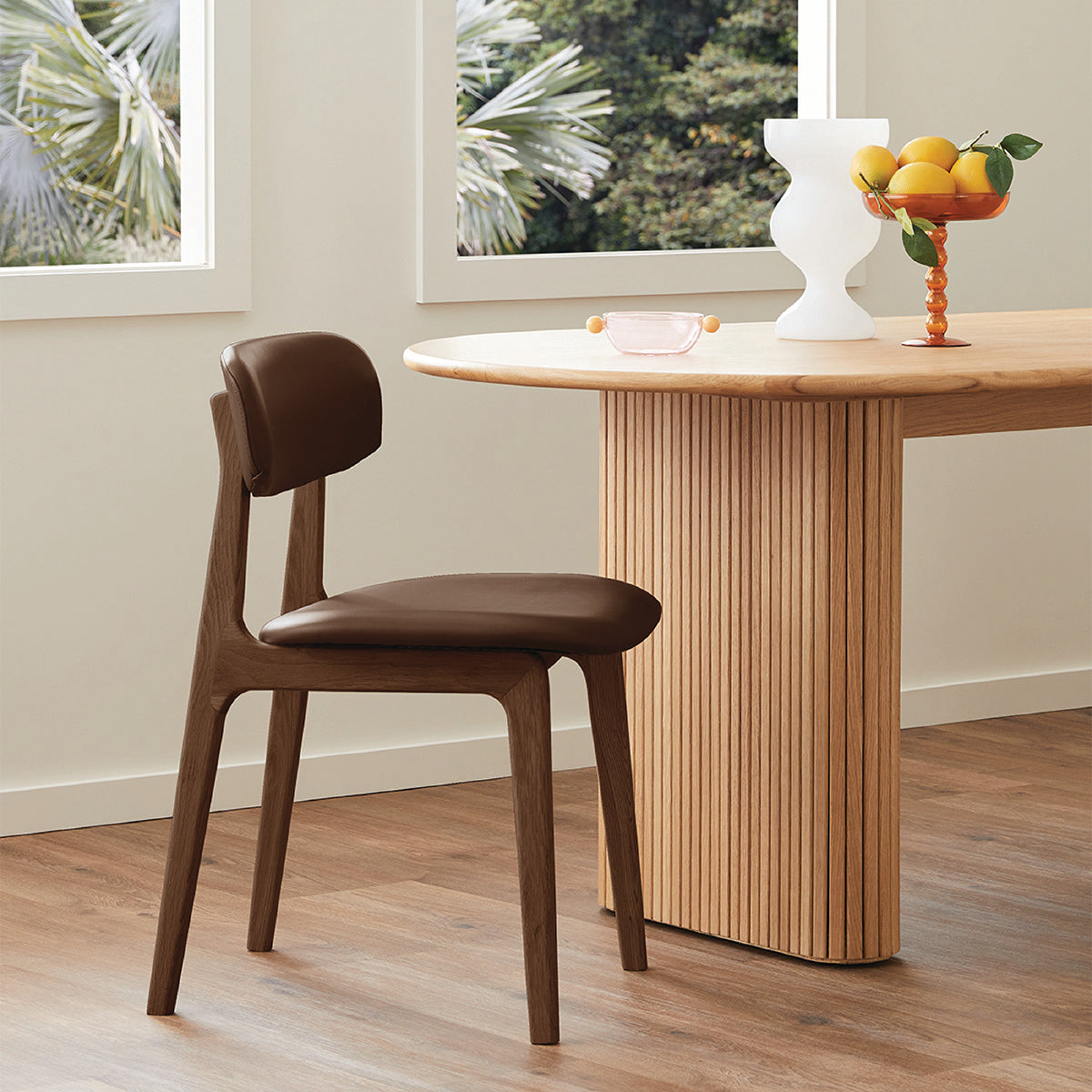 Alaska Leather Dining Chair