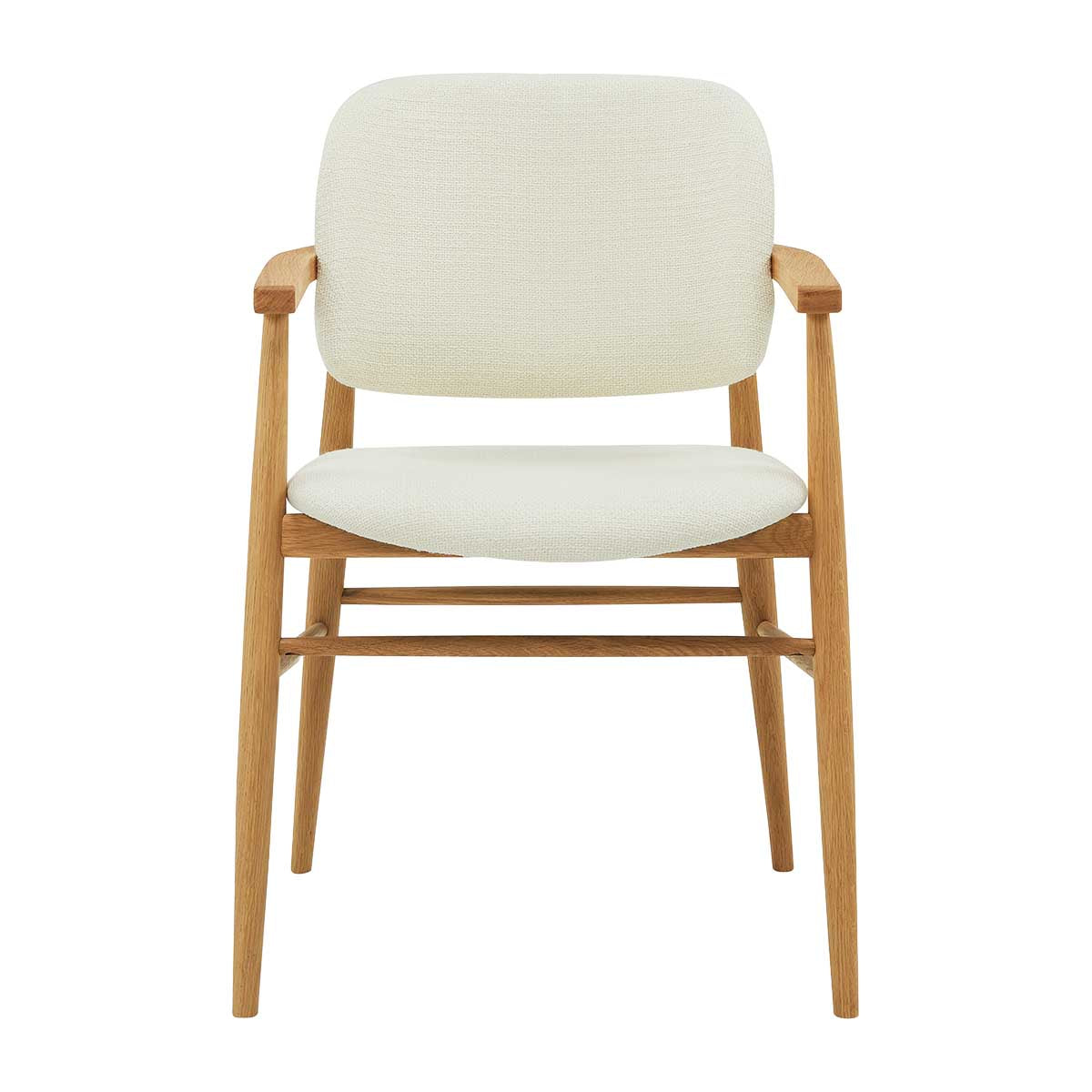 Aura Fabric Dining Chair (Oak)