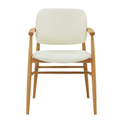 Aura Fabric Dining Chair (Oak)