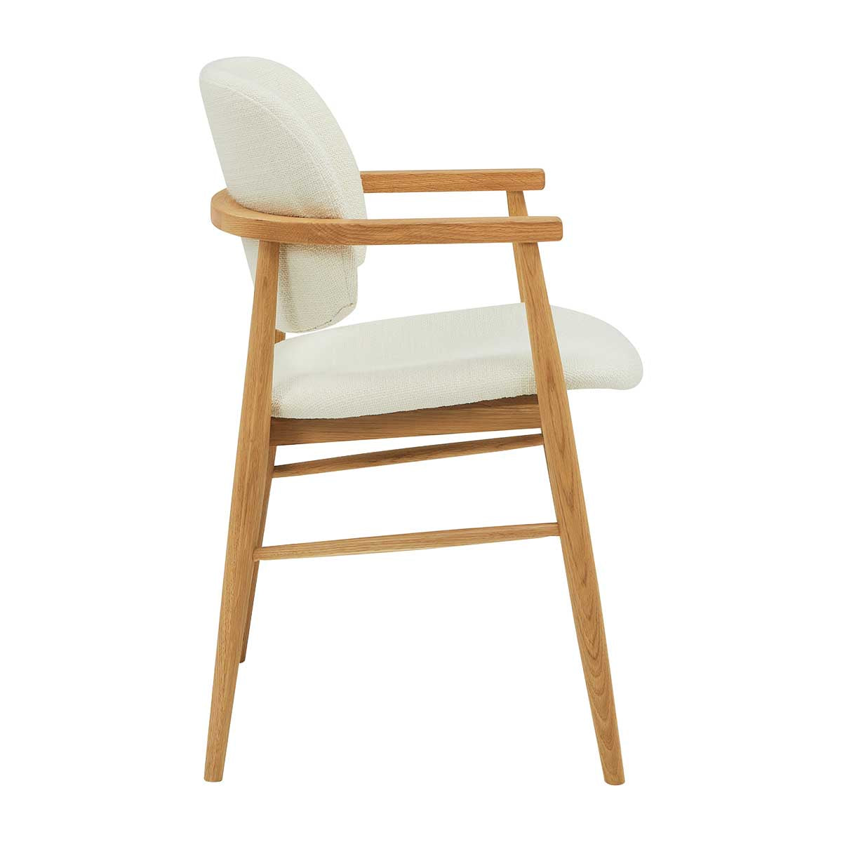 Aura Fabric Dining Chair (Oak)