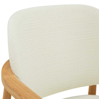 Aura Fabric Dining Chair (Oak)