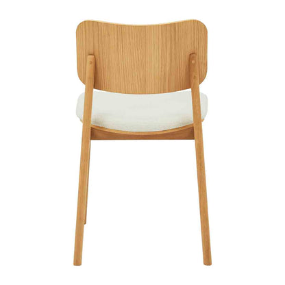 Flair Rattan Fabric Dining Chair
