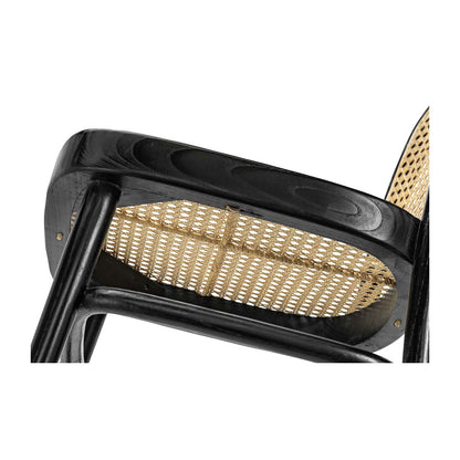 Bentwood Rattan Dining Chair (Set of 2)