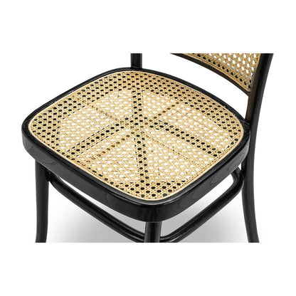 Bentwood Rattan Dining Chair (Set of 2)