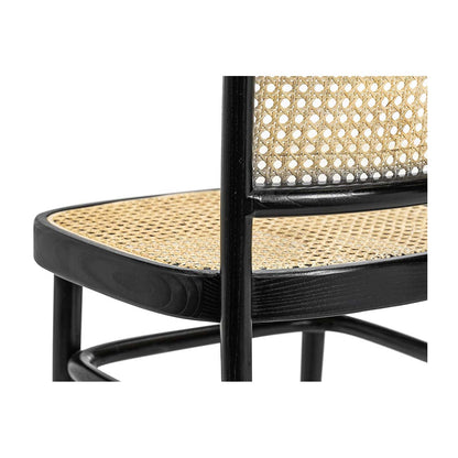 Bentwood Rattan Dining Chair (Set of 2)