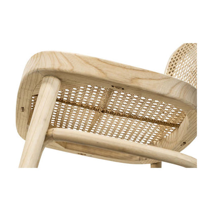 Bentwood Rattan Dining Chair (Set of 2)