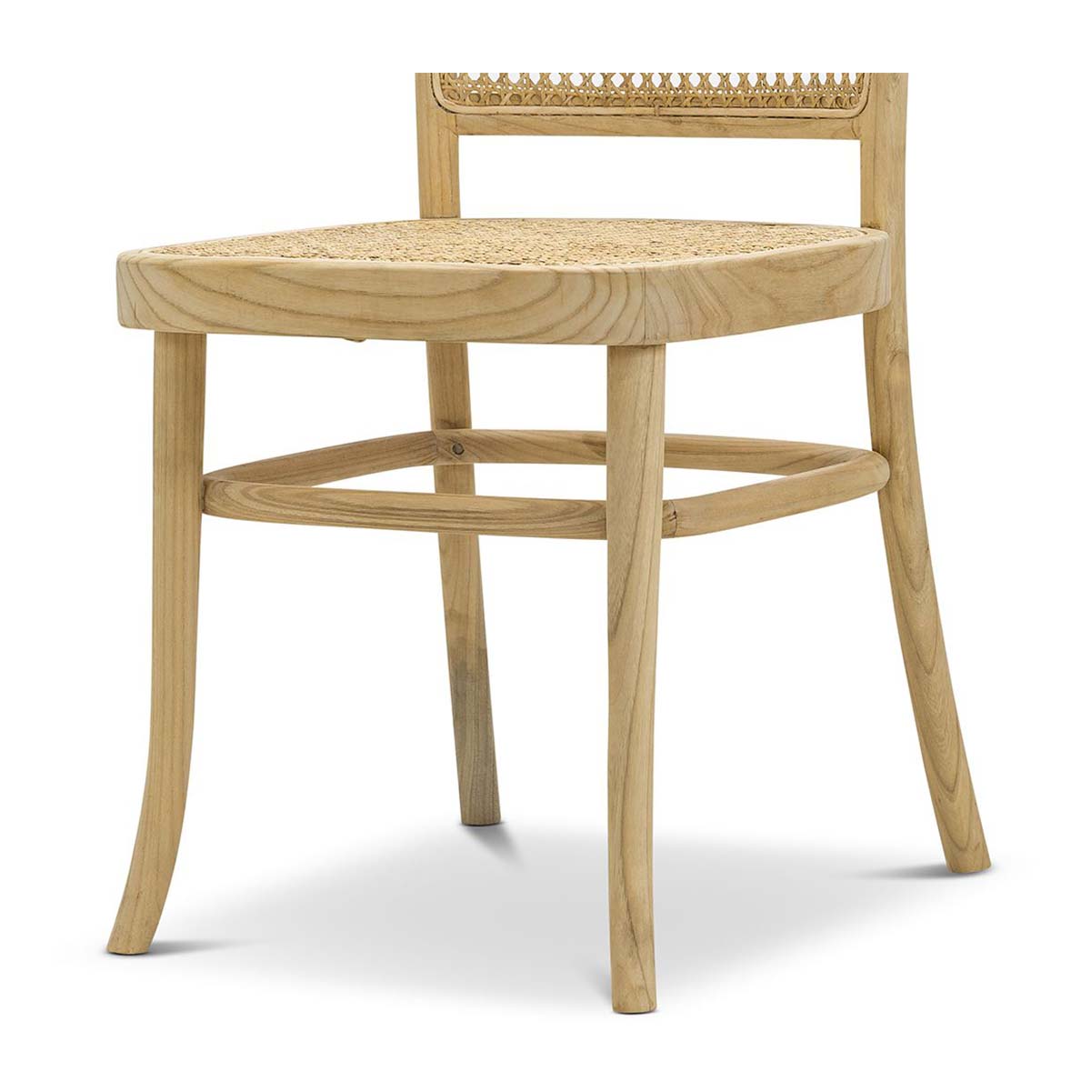 Bentwood Rattan Dining Chair (Set of 2)