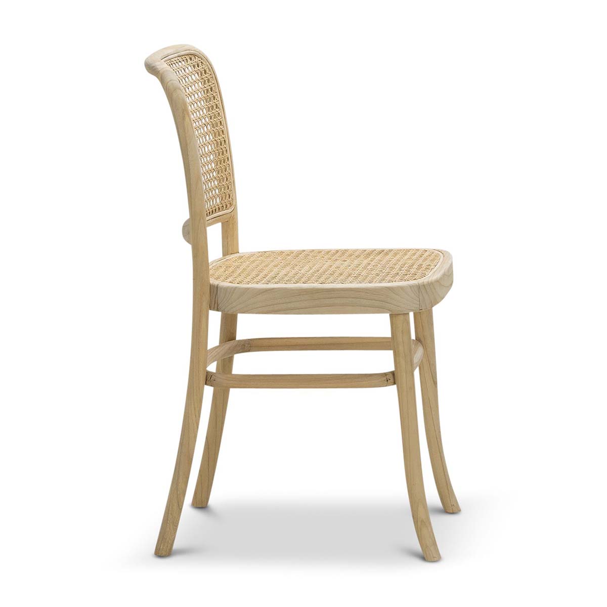 Bentwood Rattan Dining Chair (Set of 2)