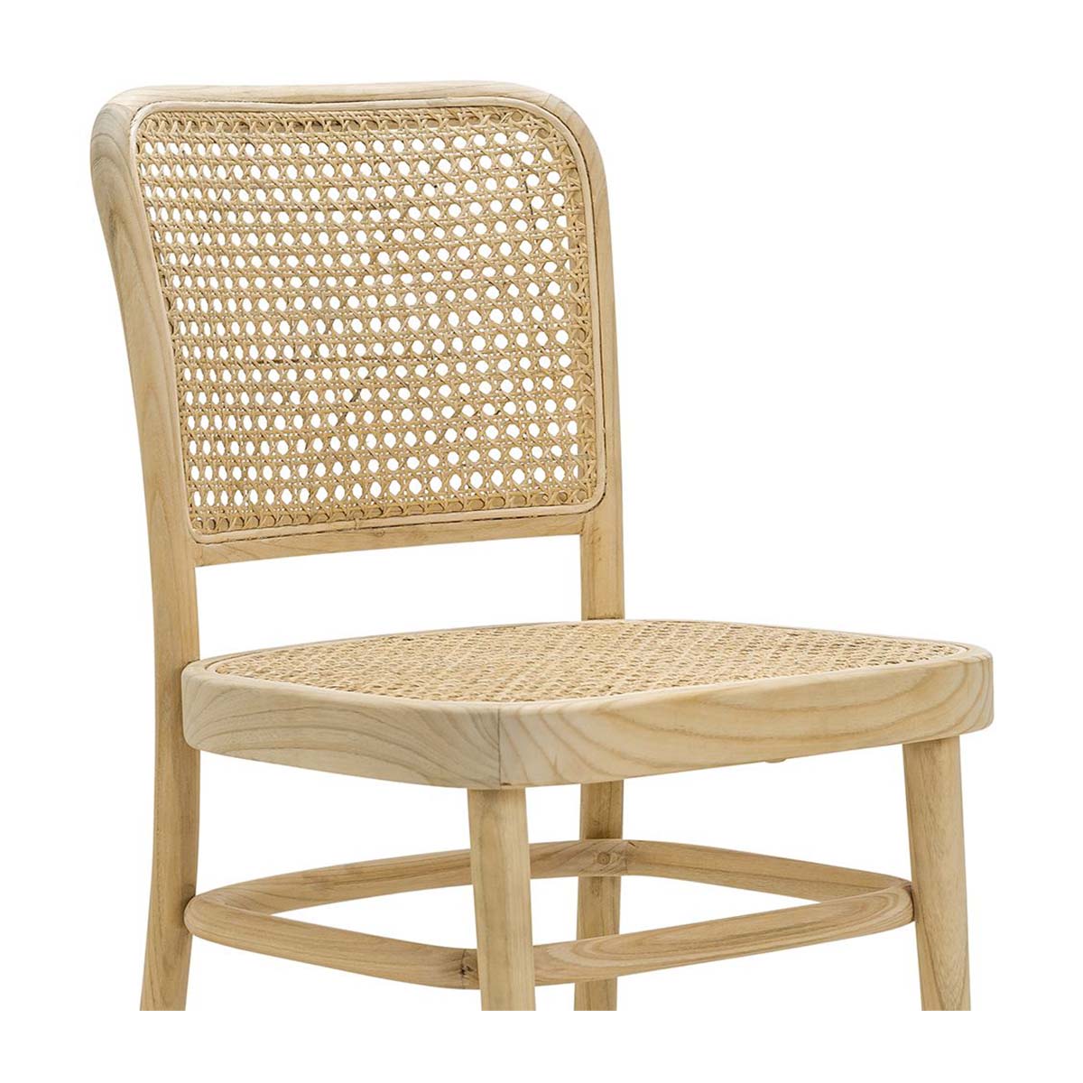 Bentwood Rattan Dining Chair (Set of 2)