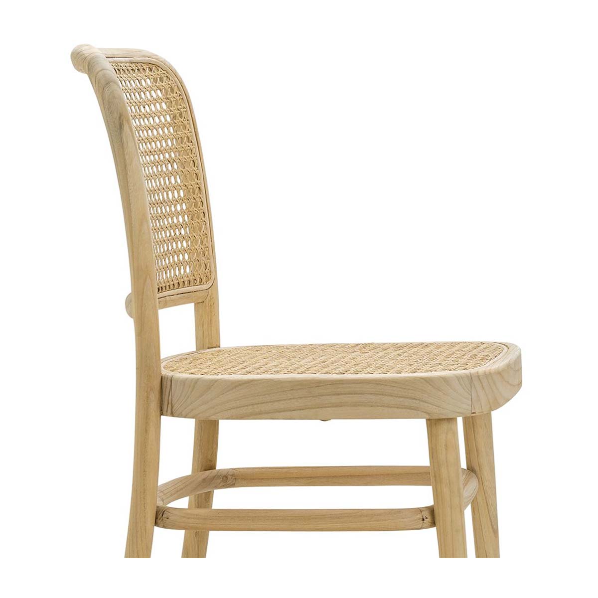 Bentwood Rattan Dining Chair (Set of 2)