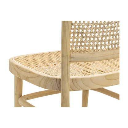 Bentwood Rattan Dining Chair (Set of 2)