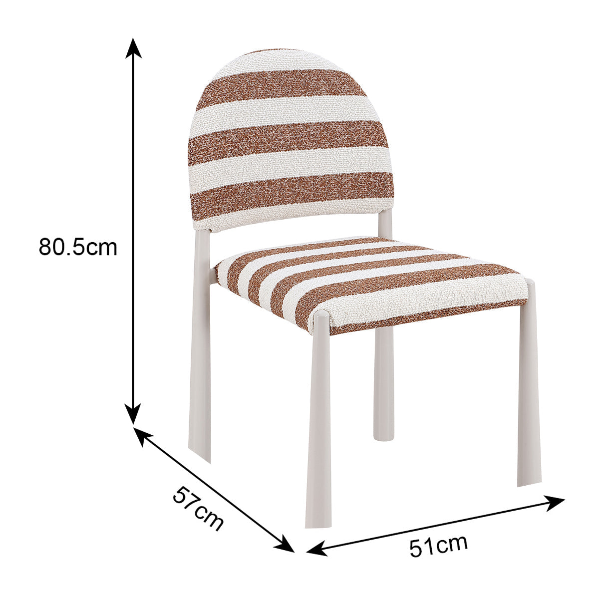 Valentina Stripe Dining Chair