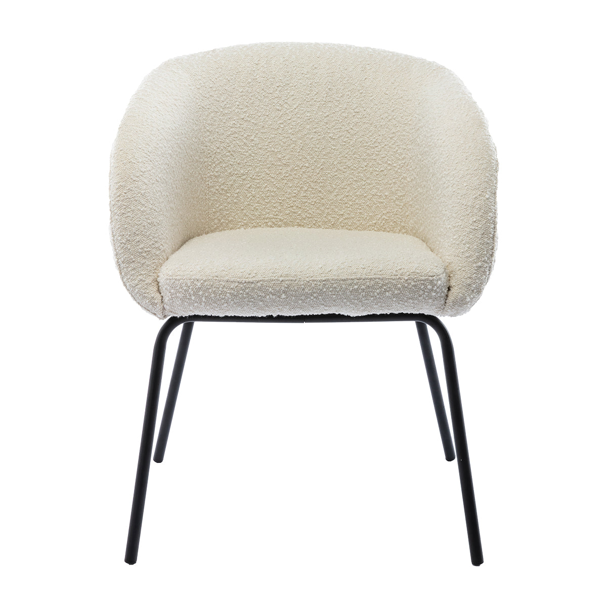 Avalon Boucle Dining Arm Chair