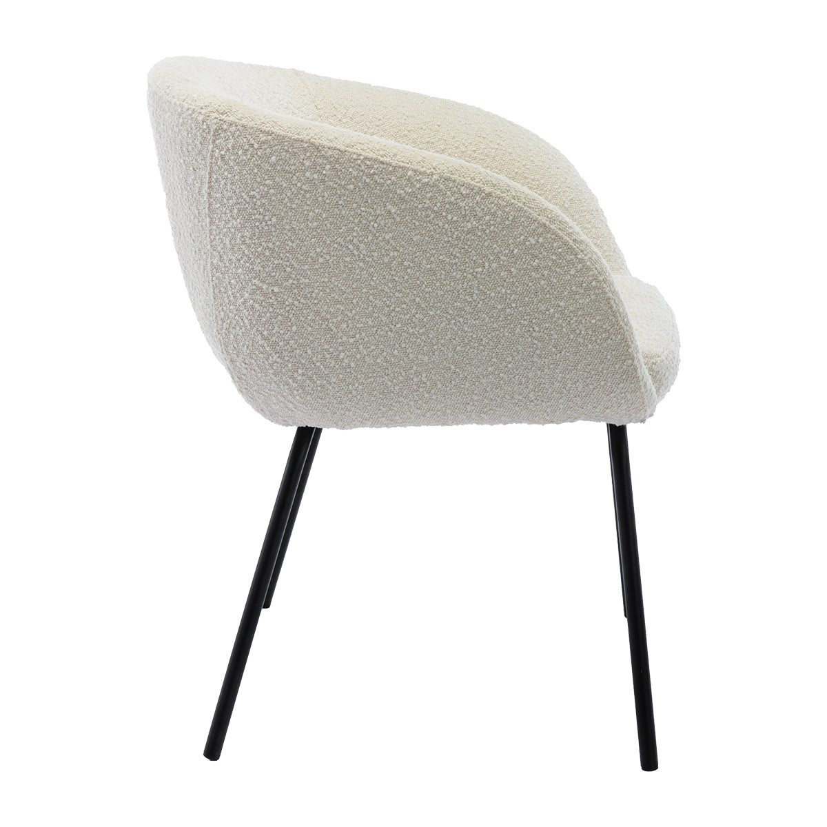 Avalon Boucle Dining Arm Chair