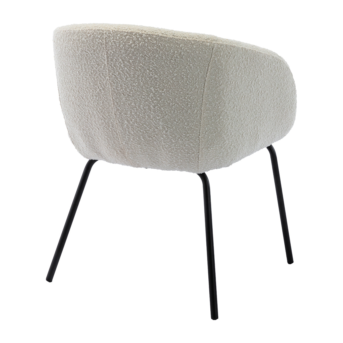 Avalon Boucle Dining Arm Chair
