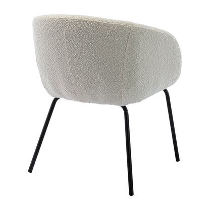 Avalon Boucle Dining Arm Chair