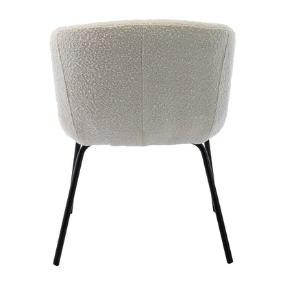 Avalon Boucle Dining Arm Chair