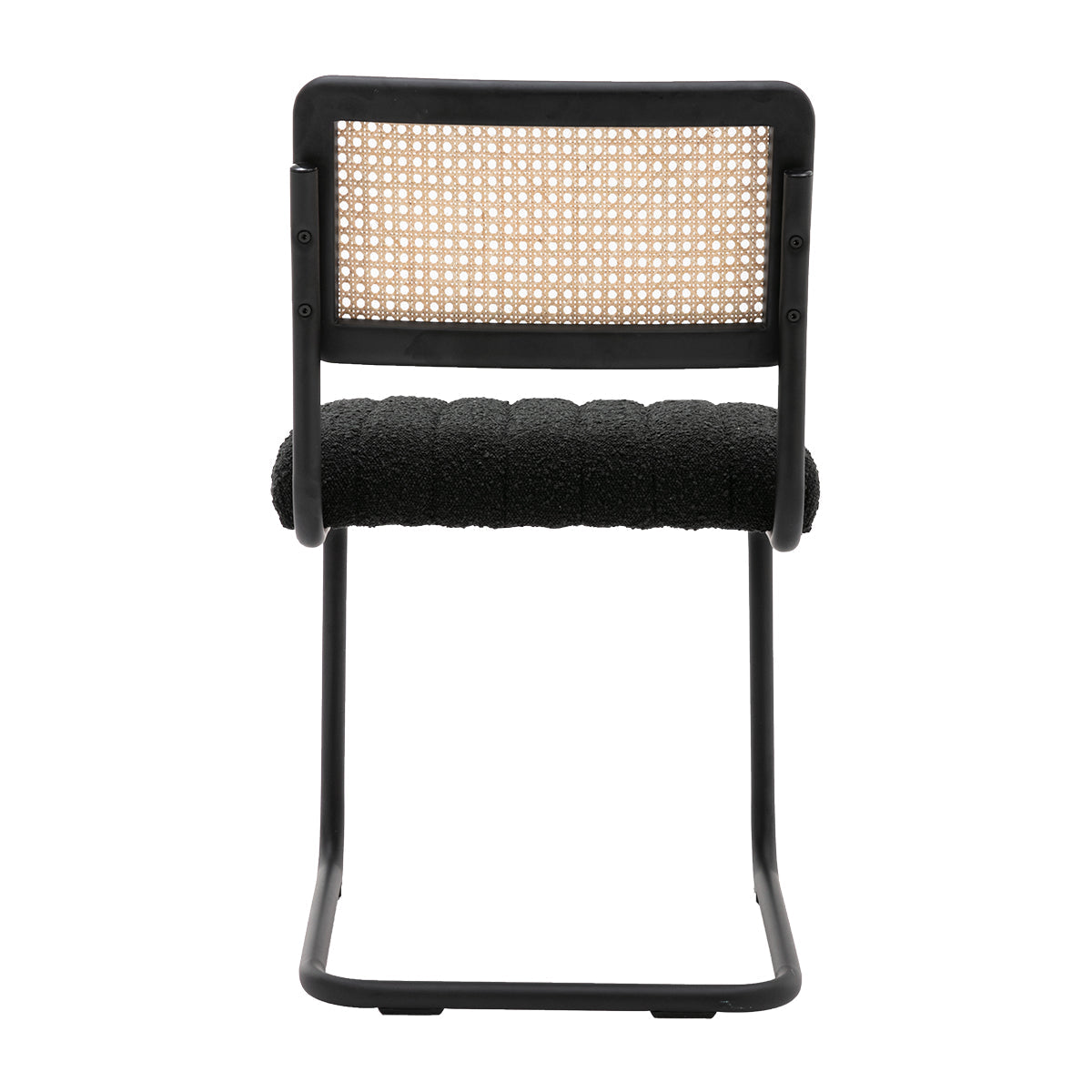 Blake Rattan Boucle Dining Chair