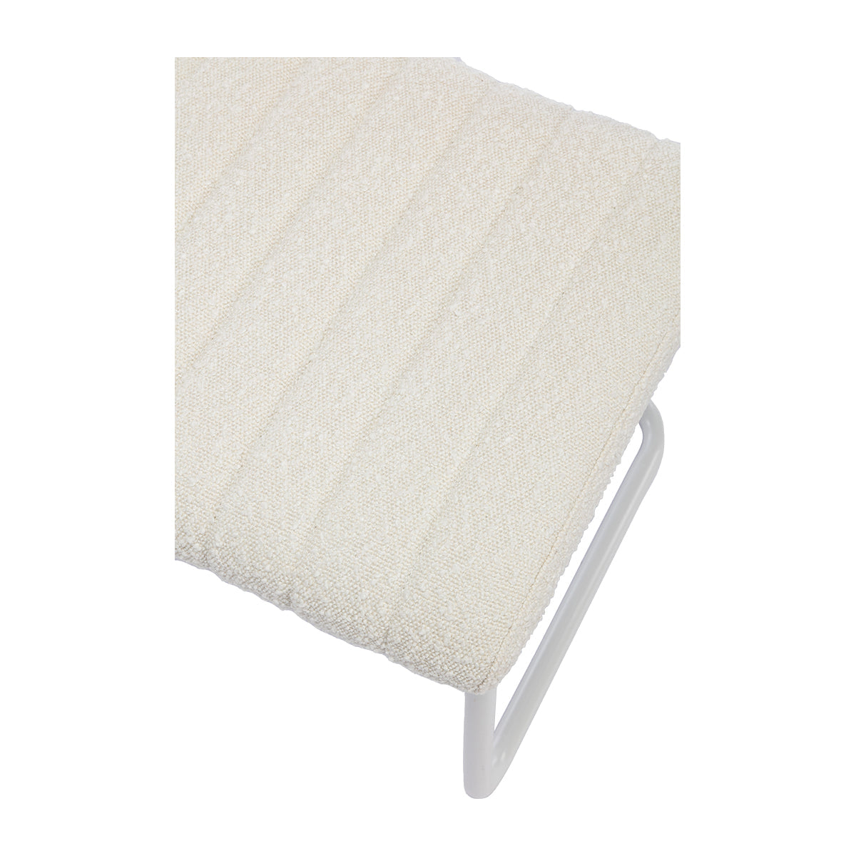 Blake Rattan Boucle Dining Chair